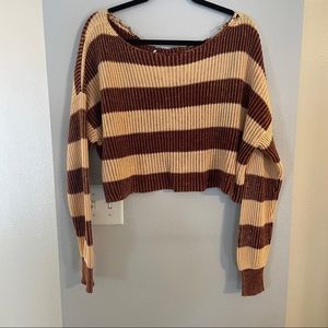 Striped Free People Sweater